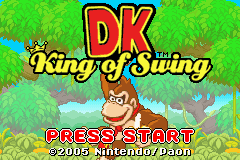 DK - King of Swing Title Screen